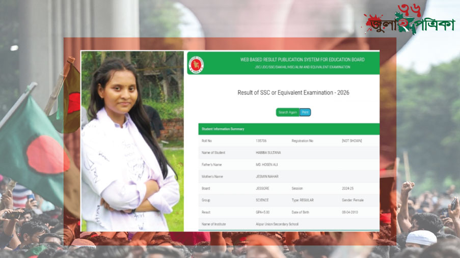 মেয়ের জিপিএ-৫ আলীপুর স্কুলের হাবিবার সাফল্যে বাবা-মায়ের চোখে আনন্দের অশ্রু